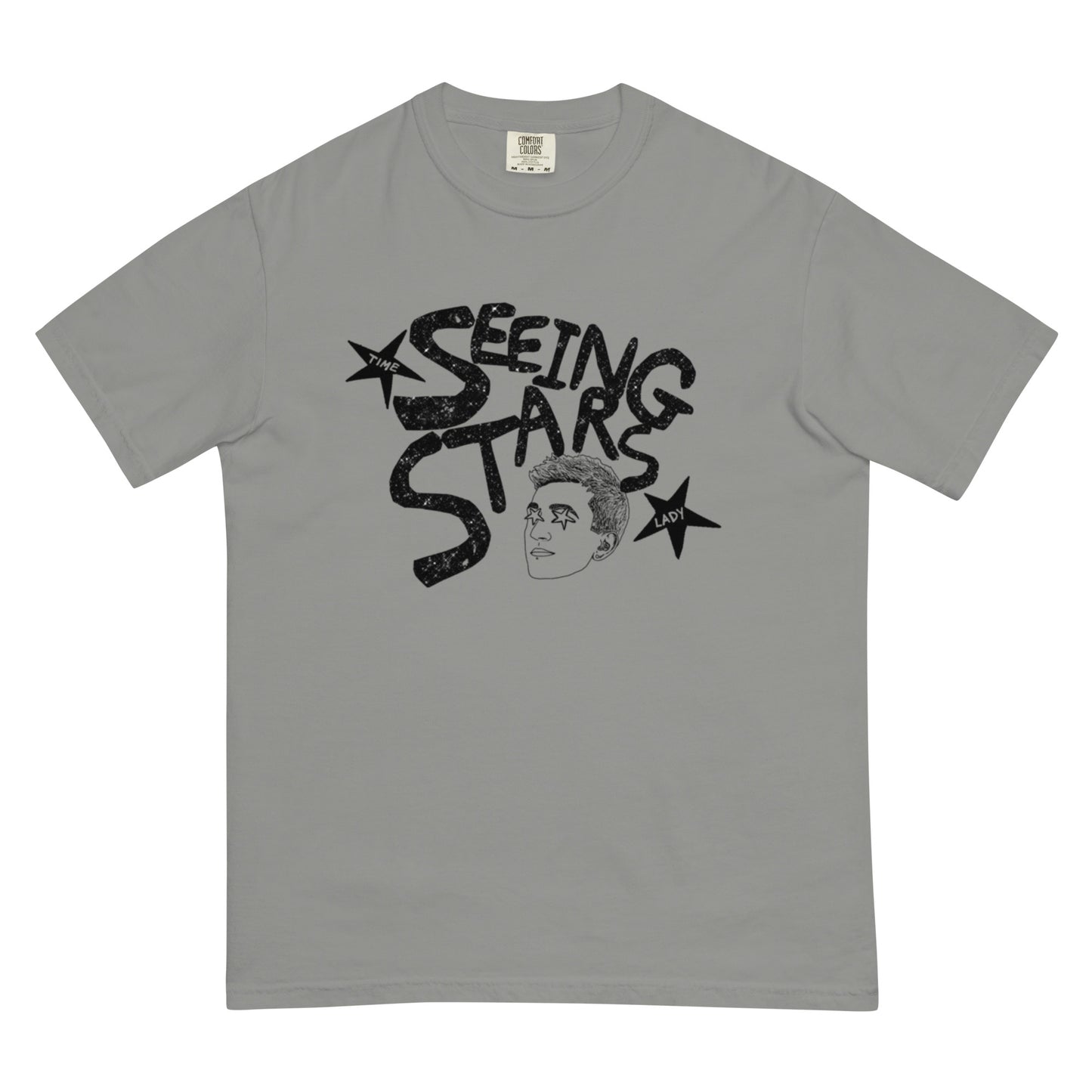Seeing Stars grey unisex t-shirt