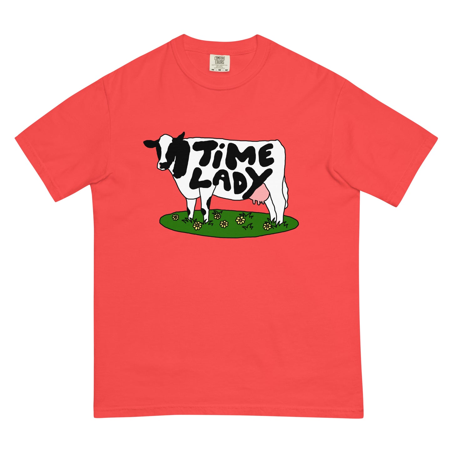 Time Lady cow t-shirt (5 color options!)