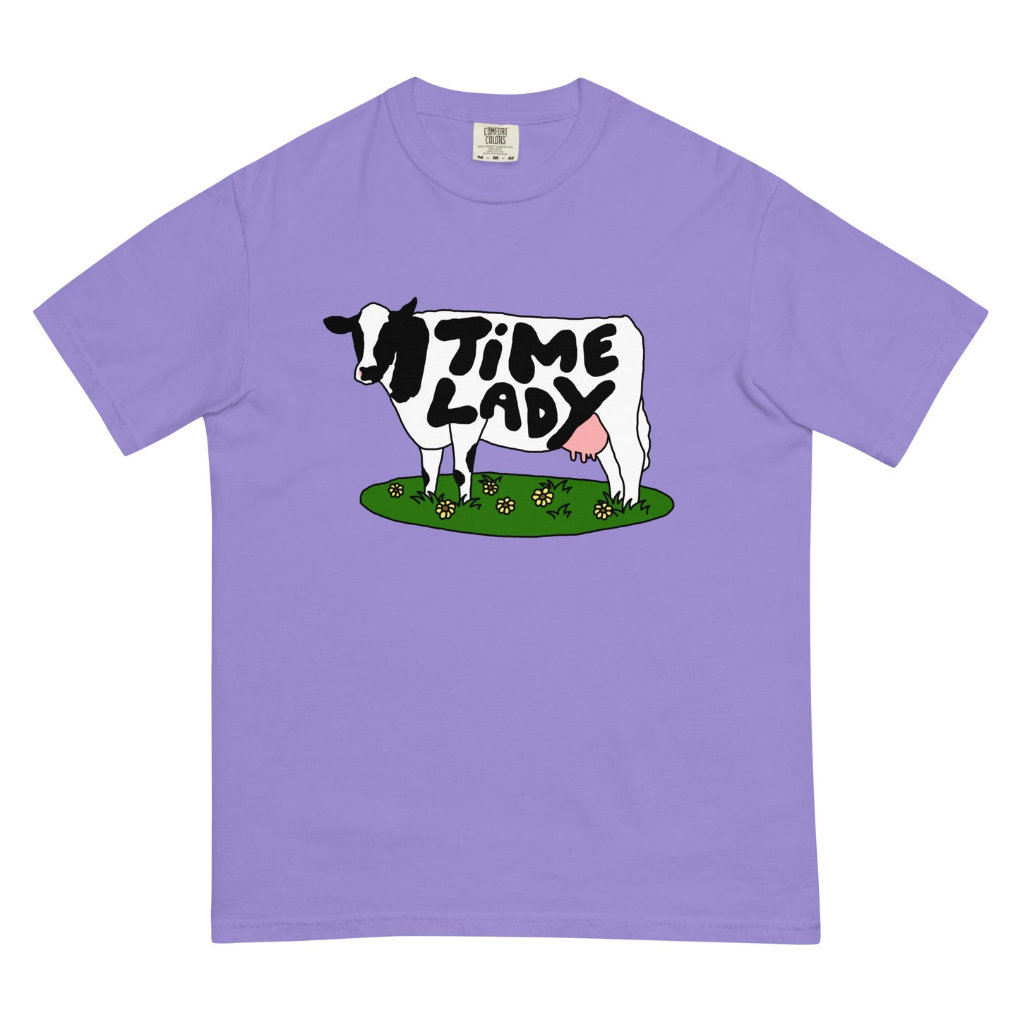 Time Lady cow t-shirt (5 color options!)