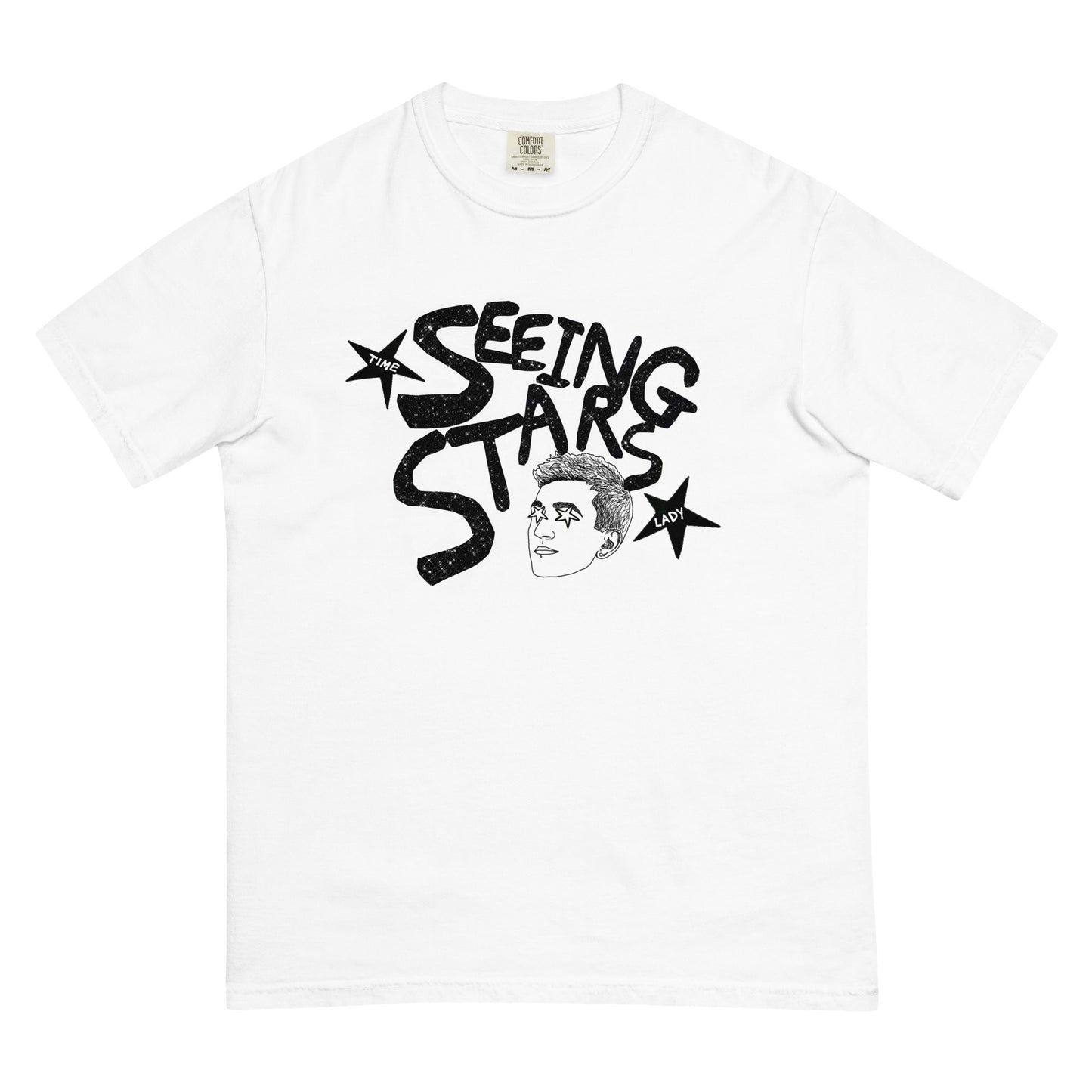 Seeing Stars white unisex t-shirt